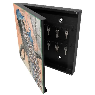 Schlüsselschrank Pfauenschönheit