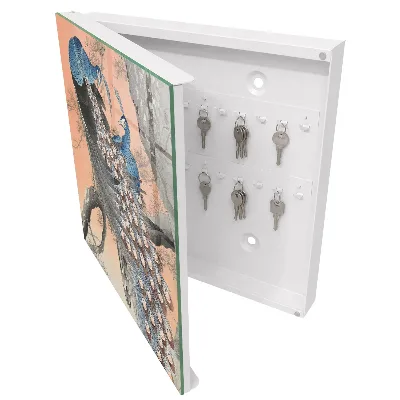 Schlüsselschrank Pfauenschönheit