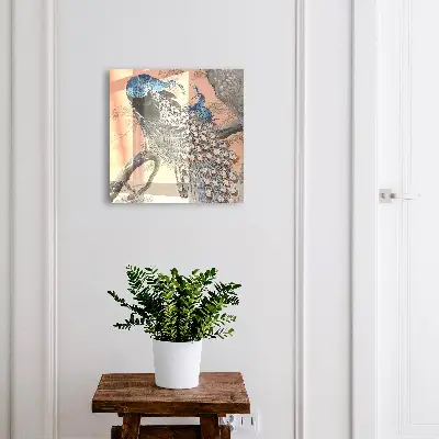 Schlüsselschrank Pfauenschönheit