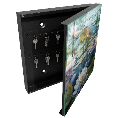 Schlüsselschrank Wasserblumen