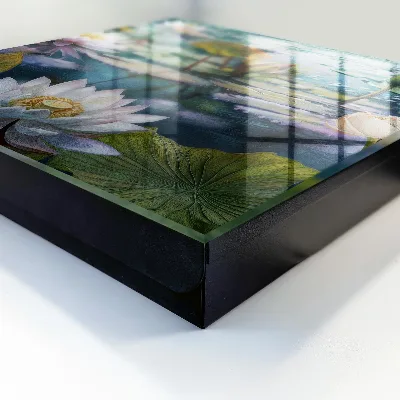 Schlüsselschrank Wasserblumen