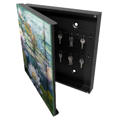 Schlüsselschrank Wasserblumen