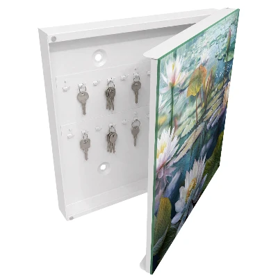 Schlüsselschrank Wasserblumen