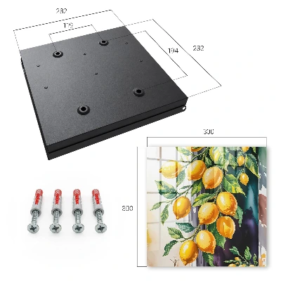Schlüsselschrank für den Flur Lemon Charm
