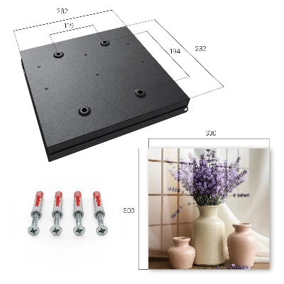 Schlüsselschrank für den Flur Blumen in einer Vase