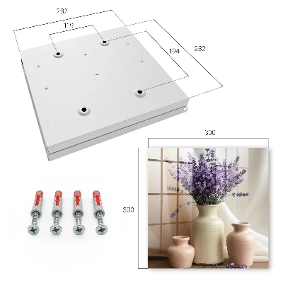 Schlüsselschrank für den Flur Blumen in einer Vase
