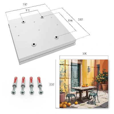 Schlüsselschrank für den Flur Sonnige Terrasse