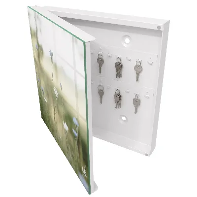 Schlüsselschrank Zarte Blüten
