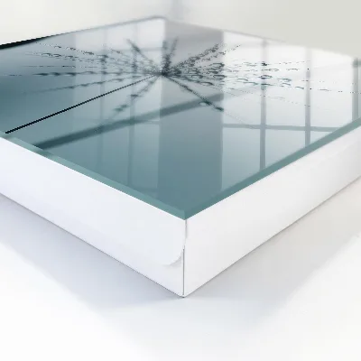 Schlüsselschrank für den Flur Löwenzahn und Wassertropfen