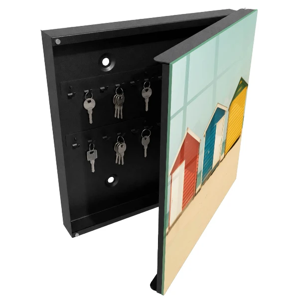Schlüsselschrank Bunte Häuser
