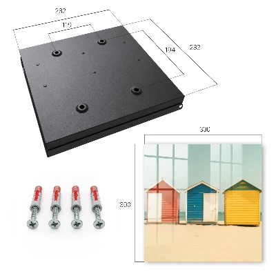 Schlüsselschrank Bunte Häuser