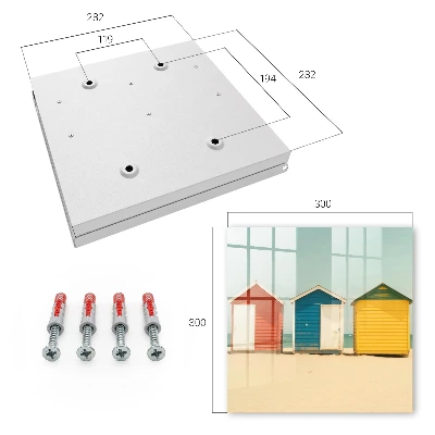 Schlüsselschrank Bunte Häuser
