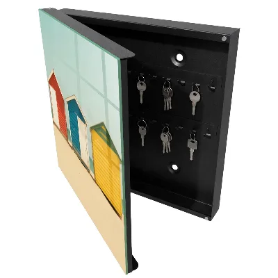 Schlüsselschrank Bunte Häuser