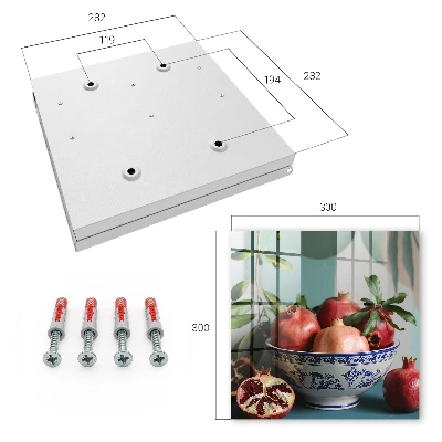 Schlüsselschrank Granatapfel