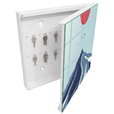 Schlüsselschrank für den Flur Blaue Berge