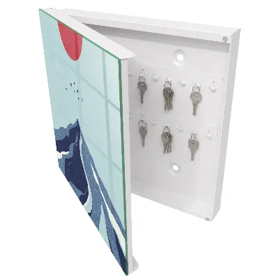 Schlüsselschrank für den Flur Blaue Berge
