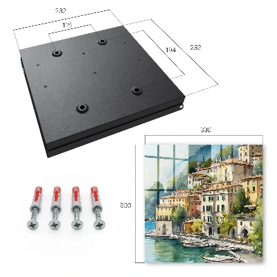 Schlüsselschrank Italienische Landschaft