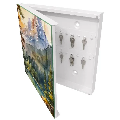 Schlüsselschrank für den Flur Berglandschaft