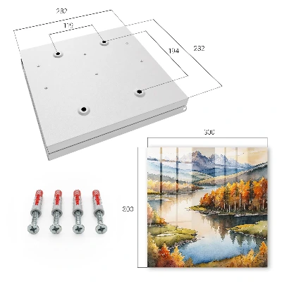 Schlüsselschrank für den Flur Herbstliche Berge