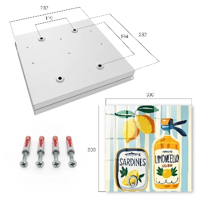 Schlüsselschrank für den Flur Italienische Motive