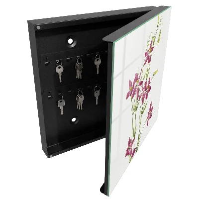 Schlüsselschrank für den Flur Rosa Blüten