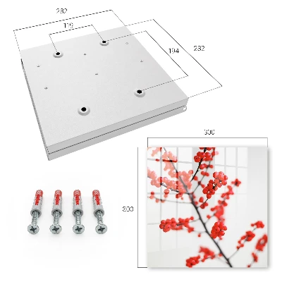 Schlüsselschrank Rote Beeren