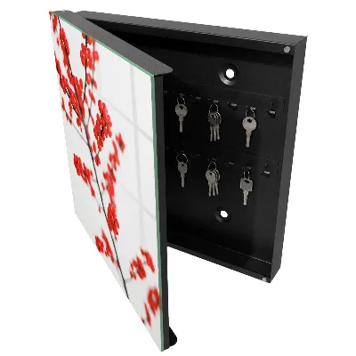 Schlüsselschrank Rote Beeren