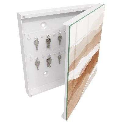Schlüsselschrank Pastellwellen