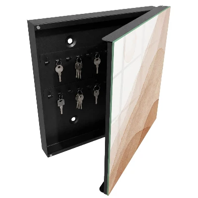 Schlüsselschrank für den Flur Beige Landschaften