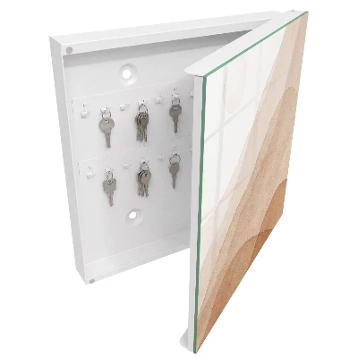 Schlüsselschrank für den Flur Beige Landschaften