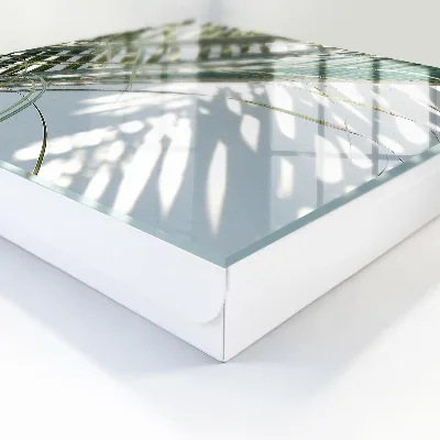 Schlüsselkasten modern Palmen und Schatten