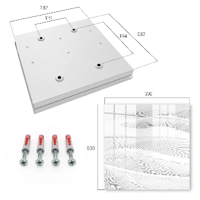Schlüsselschrank für den Flur Linienwellen