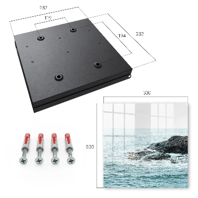 Schlüsselschrank Meereswellen