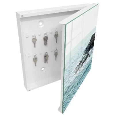 Schlüsselschrank Meereswellen