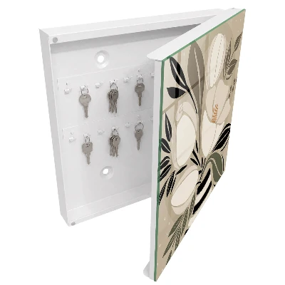 Schlüsselschrank Floraler Minimalismus