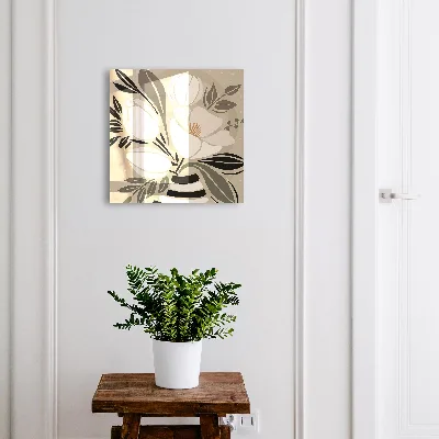 Schlüsselschrank Floraler Minimalismus