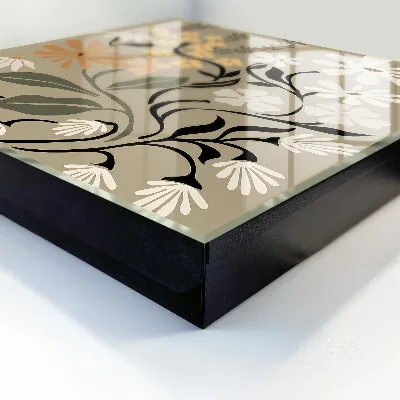 Schlüsselschrank für den Flur Blumenmotiv