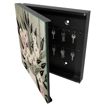Schlüsselschrank Blumenarrangement