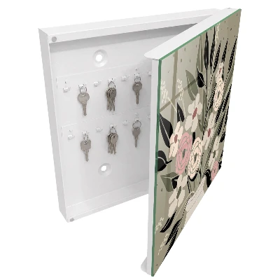Schlüsselschrank Blumenarrangement