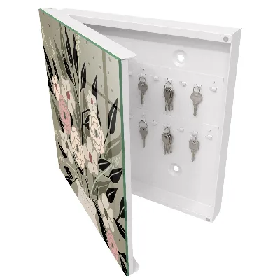Schlüsselschrank Blumenarrangement