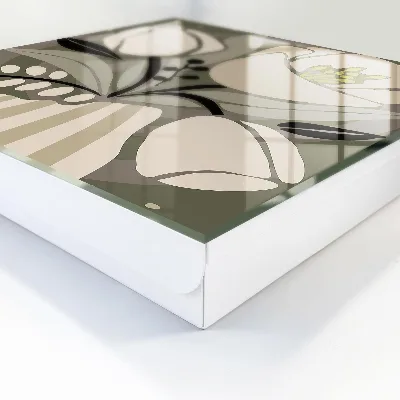 Schlüsselschrank für den Flur Beige Blüten