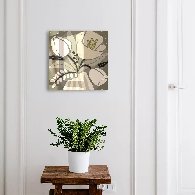 Schlüsselschrank für den Flur Beige Blüten