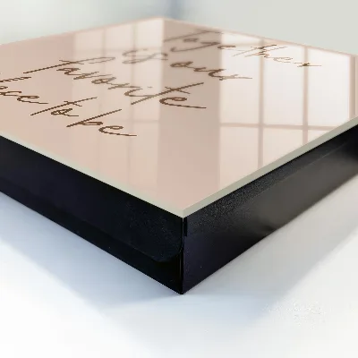 Schlüsselschrank Die Inschrift „Zusammen ist unser Lieblingsort“