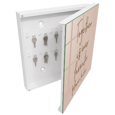 Schlüsselschrank Die Inschrift „Zusammen ist unser Lieblingsort“