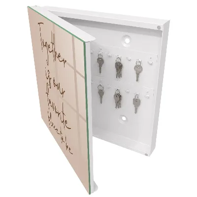 Schlüsselschrank Die Inschrift „Zusammen ist unser Lieblingsort“