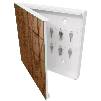 Schlüsselschrank Holzfäden