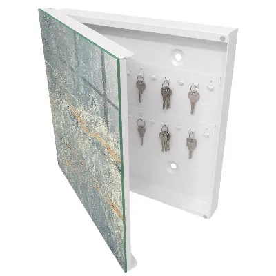 Schlüsselschrank für den Flur Marmorstruktur