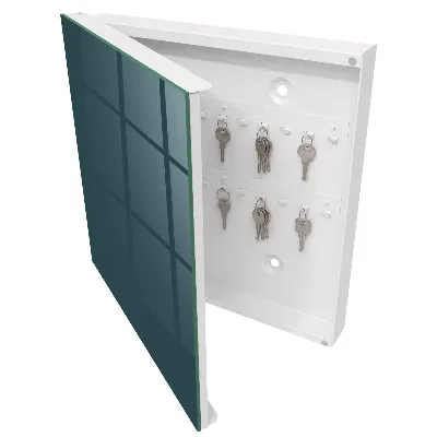 Schlüsselschrank Türkis