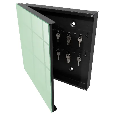 Schlüsselschrank für den Flur Mintgrün