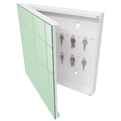 Schlüsselschrank für den Flur Mintgrün